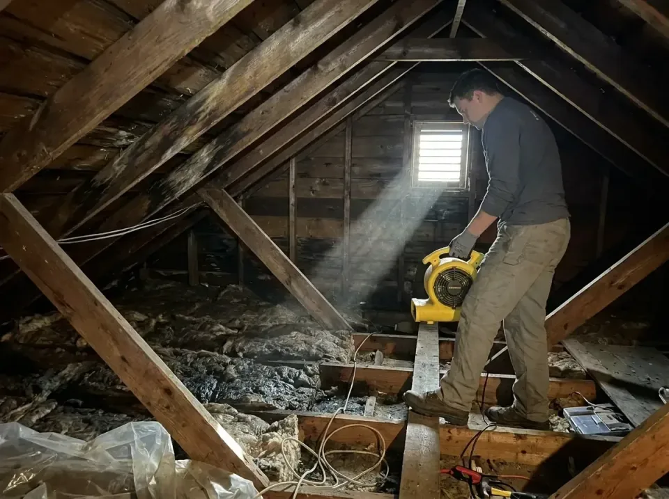 attic-water-damage-drying-proc-007 — frequently asked questions, Emergency Water Extraction & 24/7 Flood Response in San Mar…